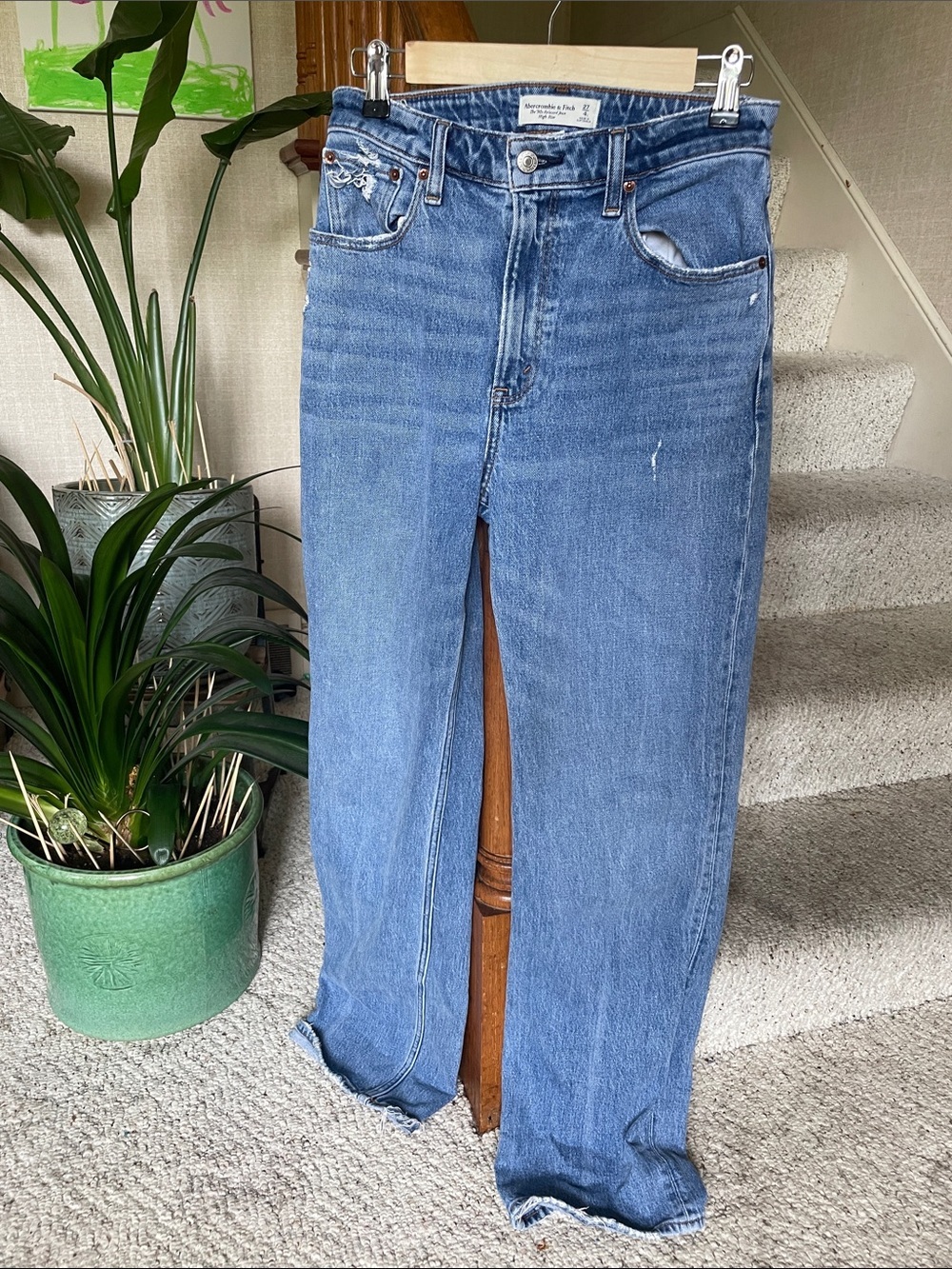 Abercrombie & Fitch Curve Love The 90s Relaxed Jean High Rise 27